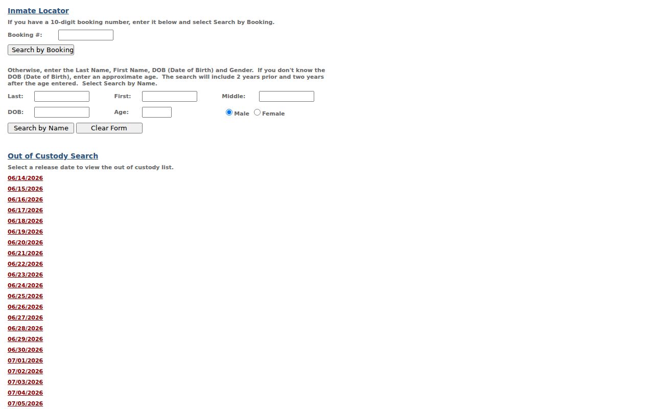 Loma Linda public records inmate locator name and booking search